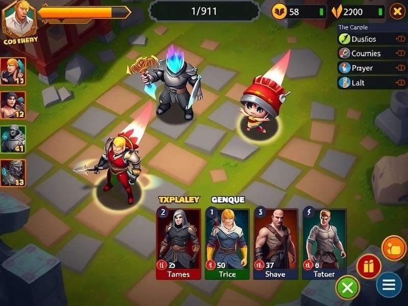 Clove Conquest Heroes gameplay screenshot showing strategic battle
